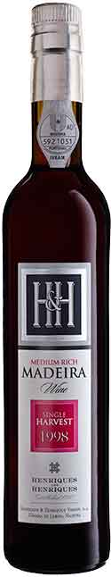 H&H MADEIRA SPECIAL HARVEST 1998 500 ML