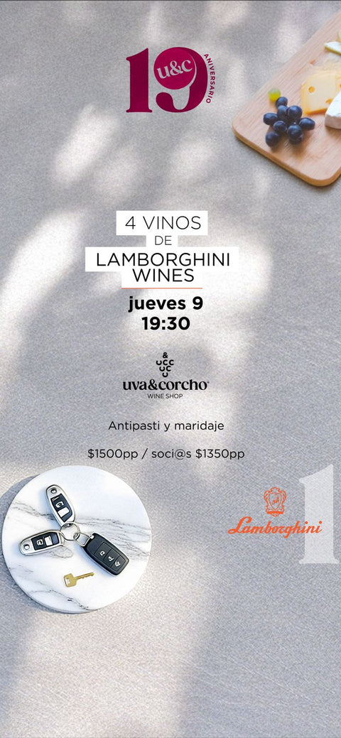 Cata 4 de Lamborghini Wines. Jueves 09 de Octubre.