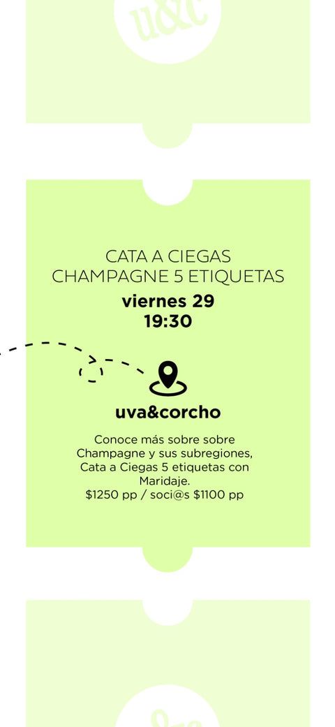 Cata a Ciegas de Champagne - Viernes 29 de Noviembre