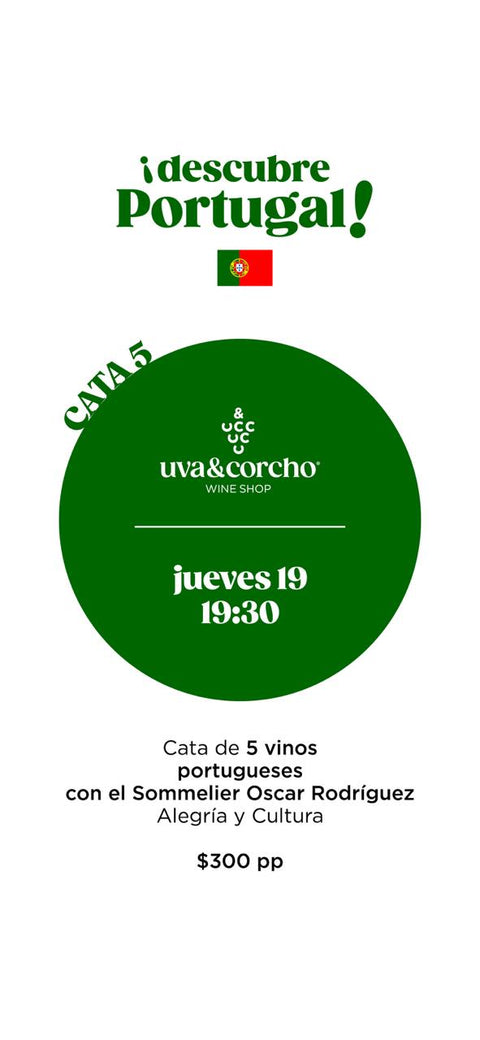 Cata 5 descubriendo Portugal - Jueves 19 de Marzo
